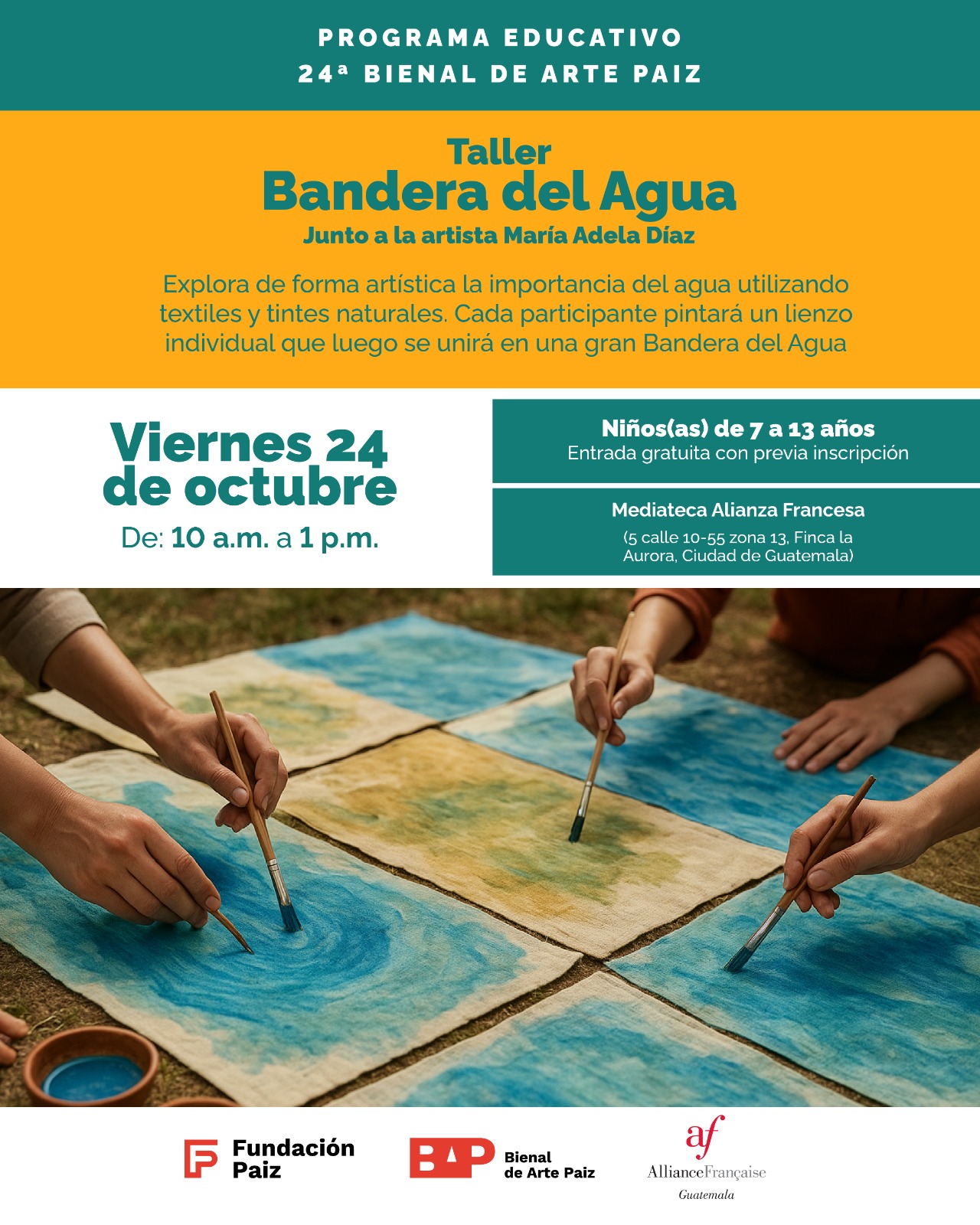 Taller Banderas de agua