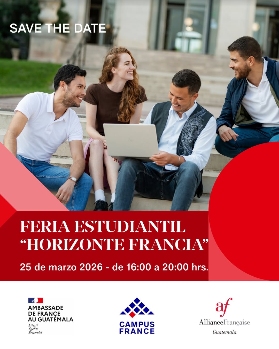 🎓🇫🇷 ¡Estudia en Francia!Por primera vez, universidades francesas visitarán Guatemala de maner